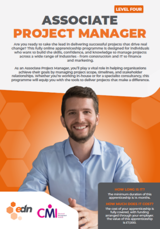 Associate Project Manager Apprenticeship fact sheet