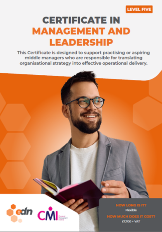 Certificate in Management and Leadership fact sheet
