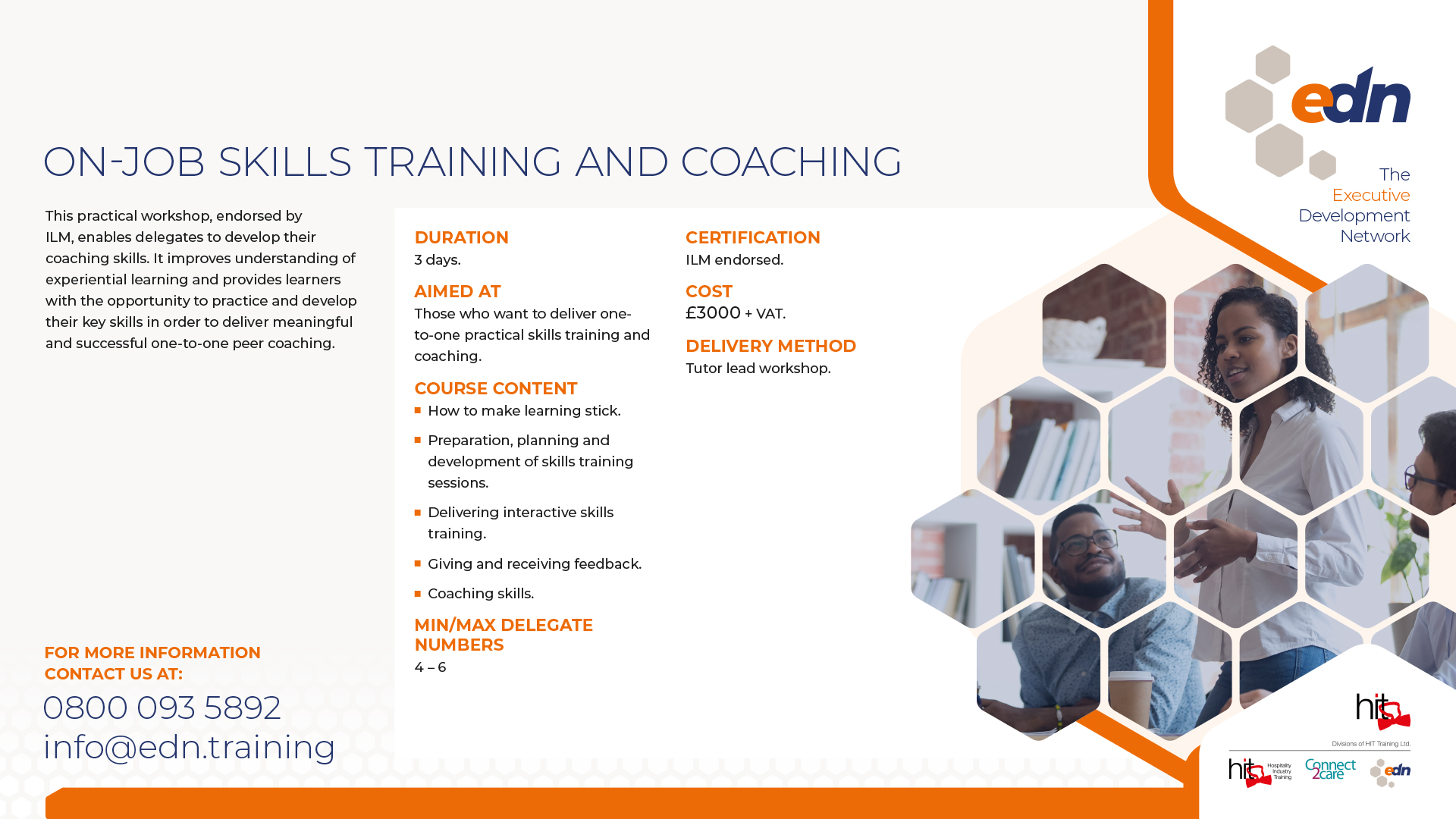 On-Job Skills Training and Coaching fact sheet
