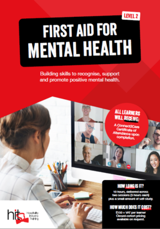 Level 2 First Aid for Mental Health facesheet