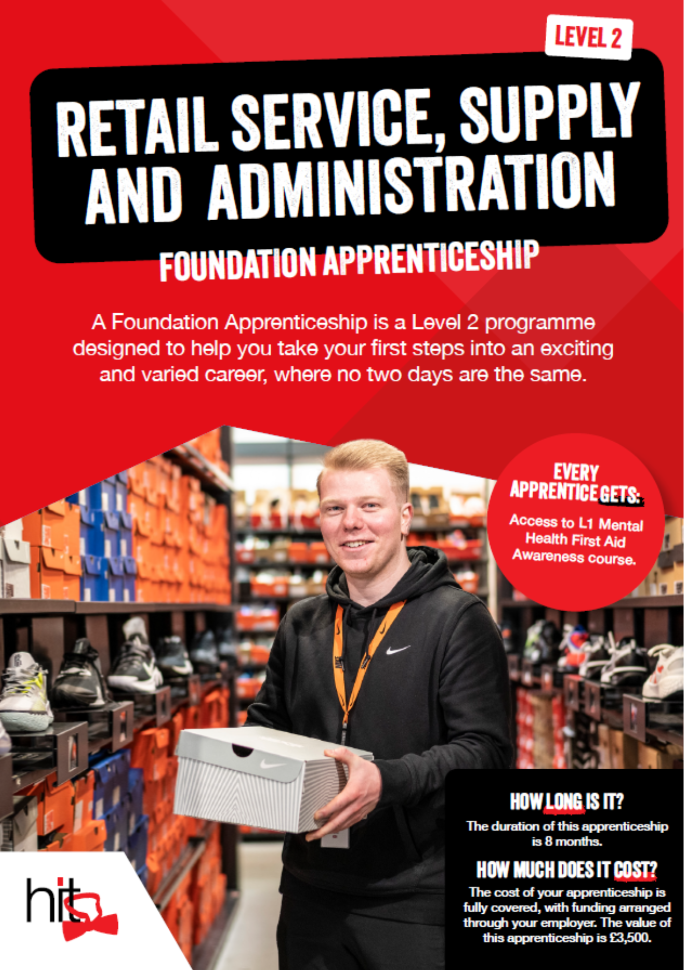 Retail, Service, Supply and Administration Foundation Apprenticeship facesheet